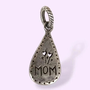 Brighton Dangling Charm Heart Mom Flower Cut Out